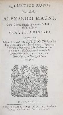 Bild Nr.1: 140-153 Curtius,R.Q.: (Alte Drucke, Handschriften und Theologie)