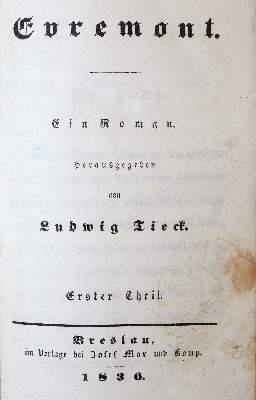 Bild Nr.1: 140-1540 (Bernhardi,S.).: (Tieck)