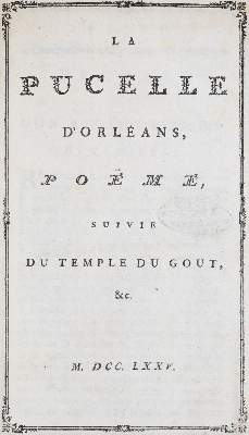 Bild Nr.1: 140-1550 (Voltaire, d.i. F.M.Arouet).: (Literatur und illustrierte Bücher bis 19.Jahrhundert)
