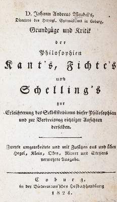 Bild Nr.1: 140-1555 Wendel,J.A.: (Literatur und illustrierte Bücher bis 19.Jahrhundert)