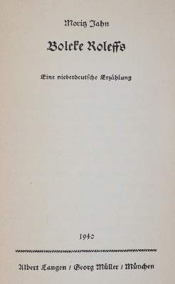 Bild Nr.1: 140-1642 Jahn,M.: (Literatur und illustrierte Bücher 20.Jahrhundert - Alte Literatur in modernen Ausgaben)