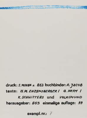 Bild Nr.2: 140-1659 Enzensberger,H.M.,G.Heym u. K.Schwitters.: (Künstlergruppe B53)