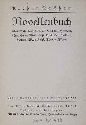 Bild Nr.1: 140-1705 Rackham,A. (Illustr.).: (Rackham)