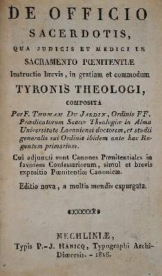 Bild Nr.1: 140-173 Du Jardin,T.: (Alte Drucke, Handschriften und Theologie)