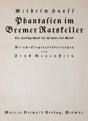 Bild Nr.1: 140-1742 Hauff,W.: (Wetzenstein)