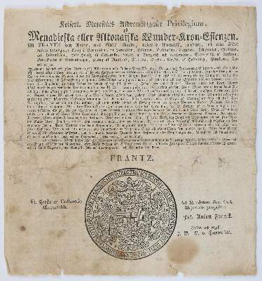Bild Nr.2: 140-1793 Lehrbrief: (Medizin, Chirurgie, Herford)