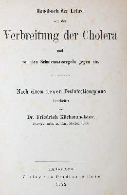 Bild Nr.1: 140-1795 Sammlung: (Medizin, Cholera)