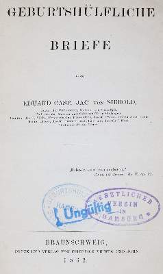 Bild Nr.2: 140-1809 Siebold,E.C.J.v.: (Medizin, Gynäkologie)