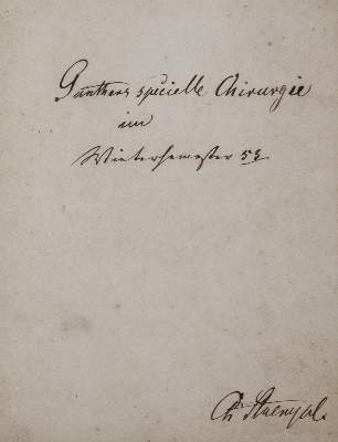 Bild Nr.1: 140-1810 Sammlung: (Medizin, Handschriften)
