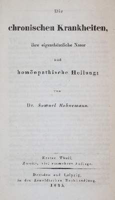 Bild Nr.1: 140-1816 Hahnemann,S.: (Medizin, Homöopathie)