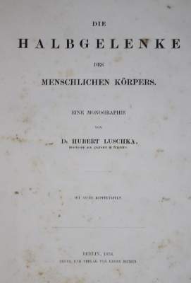 Bild Nr.1: 140-1827 Luschka,H.: (Medizin)