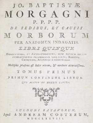 Bild Nr.1: 140-1832 Morgagni,G.B.: (Medizin)