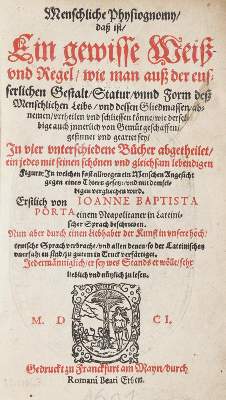 Bild Nr.1: 140-1848 Porta,G.B.della.: (Medizin)