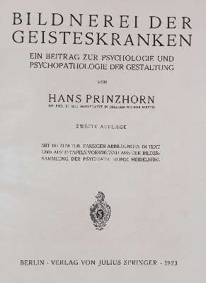 Bild Nr.1: 140-1851 Prinzhorn,H.: (Medizin)