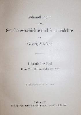 Bild Nr.1: 140-1871 Sticker,G.: (Medizin)