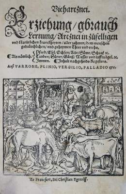 Bild Nr.1: 140-1876 Viehartznei,: (Medizin, Veterinärmedizin)