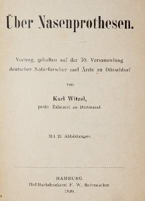 Bild Nr.1: 140-1881 Witzel,K.: (Medizin)