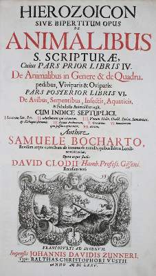Bild Nr.1: 140-1886 Bochart,S.: (Zoologie)