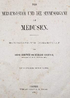 Bild Nr.1: 140-1896 Hertwig,O. u. R.Hertwig.: (Zoologie)