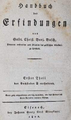 Bild Nr.1: 140-1972 Busch,G.C.B.: (Verschiedene Gebiete - Varia)
