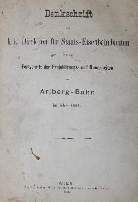 Bild Nr.2: 140-1983 Denkschrift: (Verschiedene Gebiete - Varia, Eisenbahn)