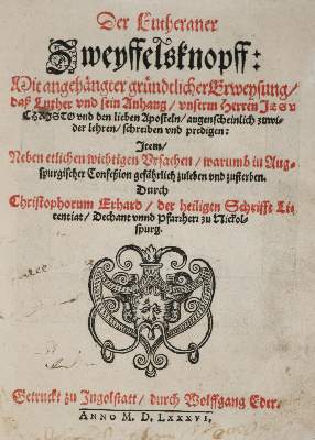 Bild Nr.1: 140-203 Erhard,C.: (Alte Drucke, Handschriften und Theologie)