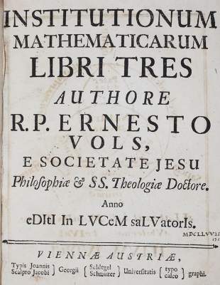 Bild Nr.1: 140-2031 Vols,E.: (Verschiedene Gebiete - Varia, Mathematik)