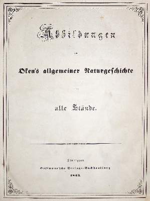 Bild Nr.1: 140-2041 Oken,(L.).: (Verschiedene Gebiete - Varia)