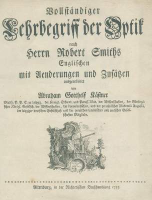 Bild Nr.1: 140-2043 Smith,R.: (Verschiedene Gebiete - Varia, Optik)