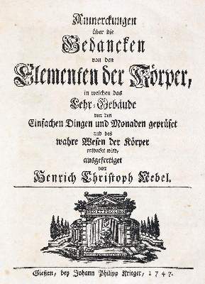 Bild Nr.1: 140-2048 Nebel,H.C.: (Verschiedene Gebiete - Varia, Physik)