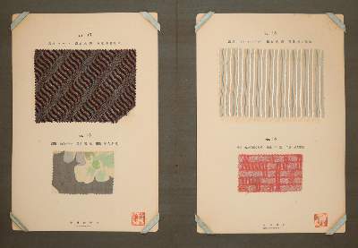 Bild Nr.2: 140-2072 Nishijin.: (Verschiedene Gebiete - Varia, Textil, Japan)