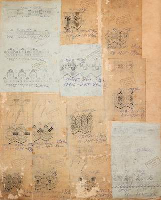 Bild Nr.6: 140-2073 Musterbuch.: (Verschiedene Gebiete - Varia, Textil)