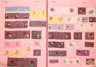Bild Nr.2: 140-2075 Stoffmusterbuch: (Verschiedene Gebiete - Varia, Textil)