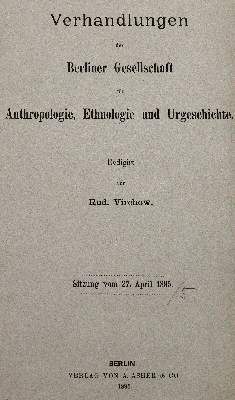 Bild Nr.1: 140-2078 Virchow,R. (Hrsg.).: (Verschiedene Gebiete - Varia)