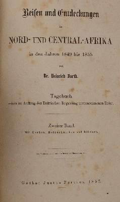 Bild Nr.1: 140-2089 Barth,H.: (Afrika)