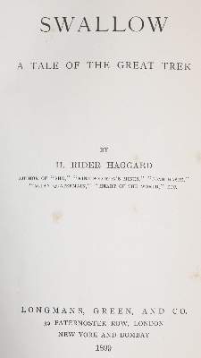 Bild Nr.2: 140-2093 Haggard,H.R.: (Afrika)