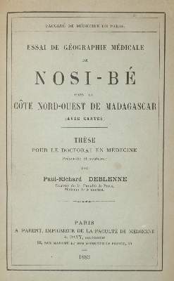 Bild Nr.1: 140-2098 Deblenne,P.R.: (Afrika, Madagaskar)