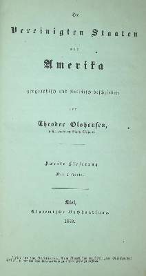 Bild Nr.1: 140-2130 Olshausen,T.: (Amerika)