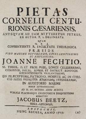 Bild Nr.34: 140-214 Fecht,J.: (Alte Drucke, Handschriften und Theologie)