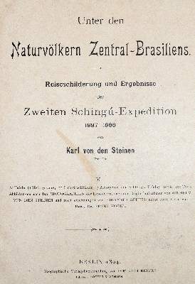 Bild Nr.1: 140-2143 Steinen,K.v.d.: (Amerika)