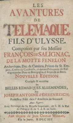 Bild Nr.1: 140-215 Fenelon, Francois de Salignac de la Motte.: (Alte Drucke, Handschriften und Theologie)