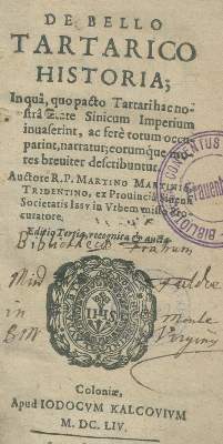 Bild Nr.1: 140-2164 Martini,M.: (Asien, China)