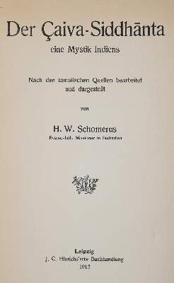 Bild Nr.1: 140-2180 Schomerus,H.W.: (Asien, Indien)