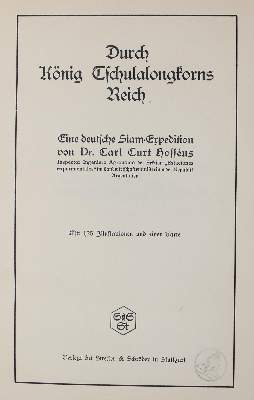 Bild Nr.2: 140-2218 Hosseus,C.C.: (Asien, Thailand)