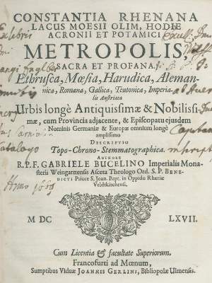 Bild Nr.1: 140-2303 Bucelinus,G.: (Deutschland, Konstanz)