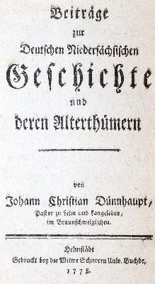Bild Nr.1: 140-2318 Dünnhaupt,J.C.: (Deutschland, Niedersachsen)
