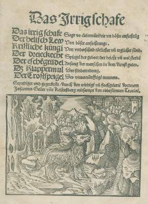 Bild Nr.1: 140-240 Geiler von Kaysersberg,J.: (Alte Drucke, Handschriften und Theologie)