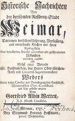 Bild Nr.1: 140-2413 Wette,G.A.: (Deutschland, Weimar)