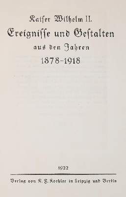 Bild Nr.2: 140-2417 Wilhelm II.: (Deutschland)