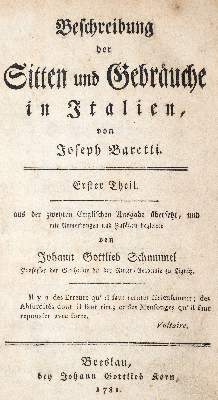Bild Nr.1: 140-2445 Baretti,G.: (Italien)